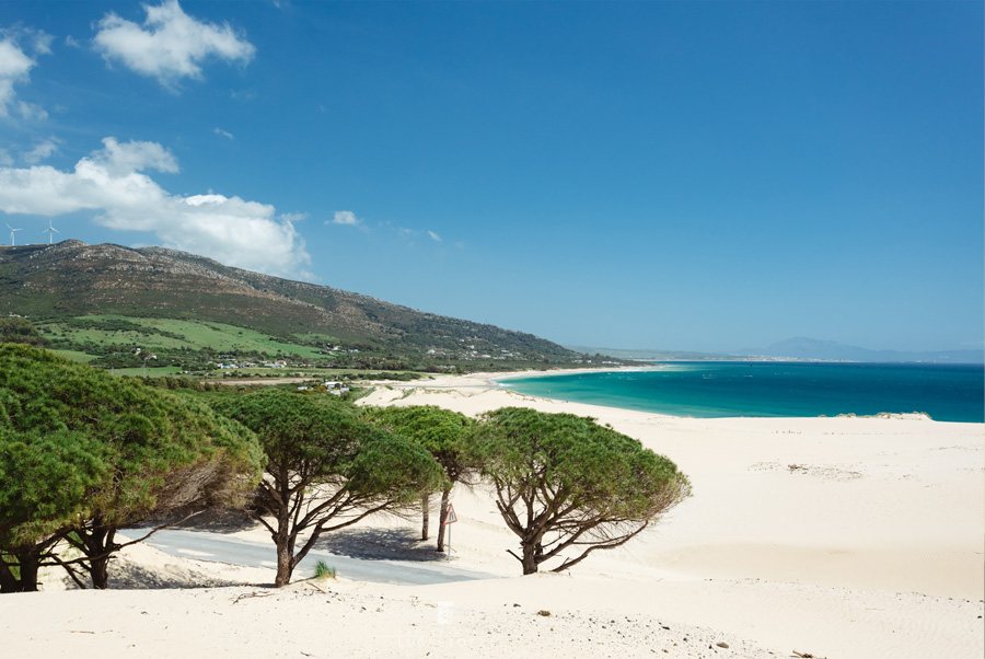 Playa de Valdevaqueros vista desde la Duna