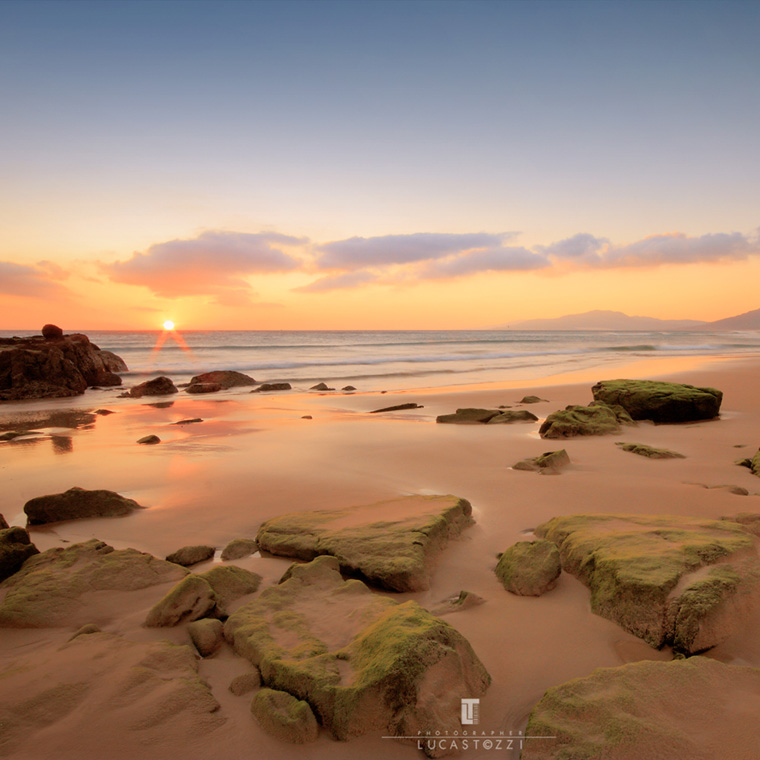 Playa de Tarifa al Atardecer
