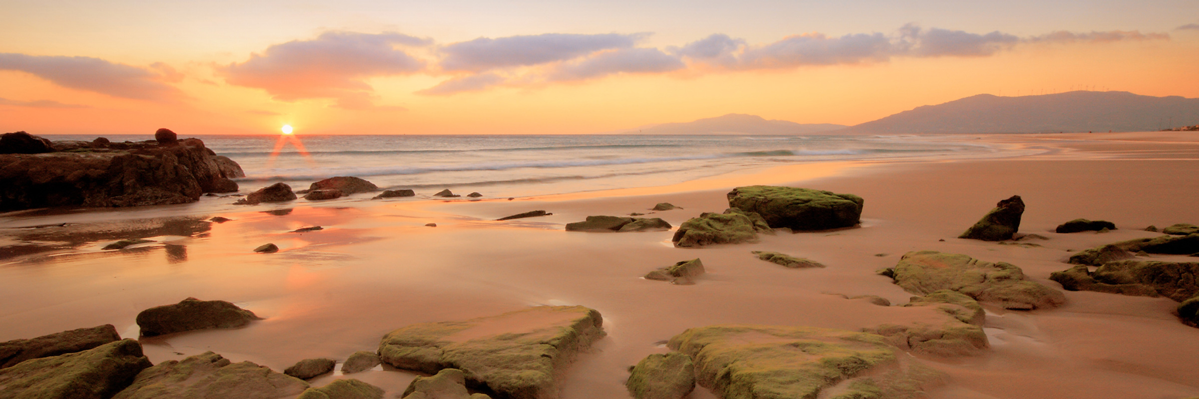 Playa de Tarifa al Atardecer