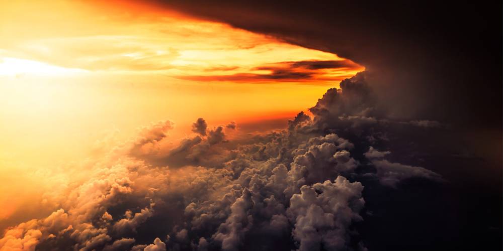 El viento provoca esta tormenta
