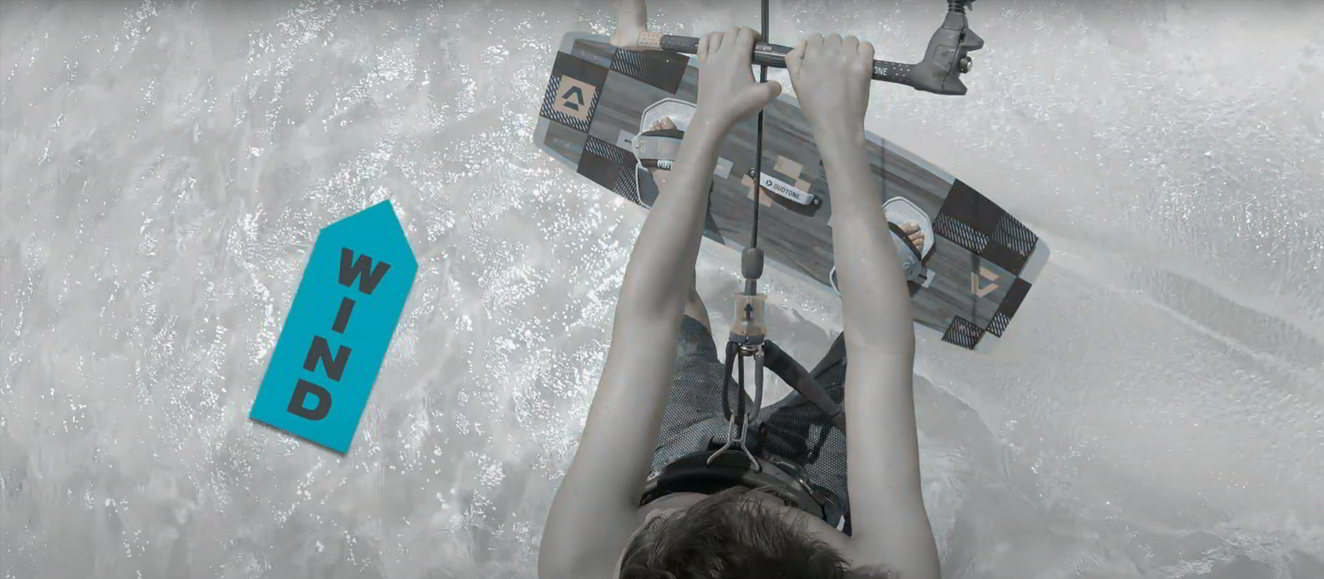 Vent du côté gauche du sens de navigation