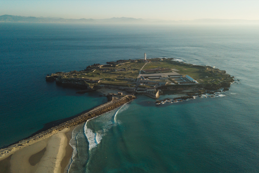 Vista aérea Isla de la Paloma y Playa del Balneario