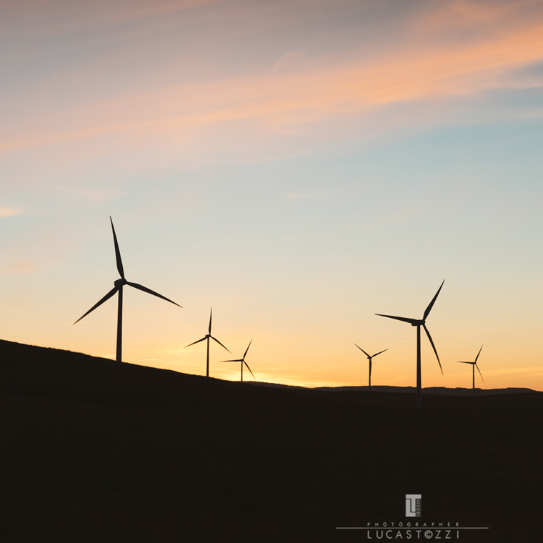 Electric windmills in Tarifa