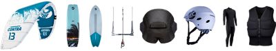 Material kitesurf para alquiler